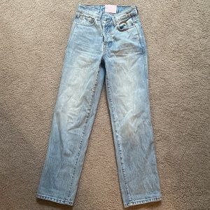 Revice Denim 90’s Jeans. Asymmetrical Waist Jeans